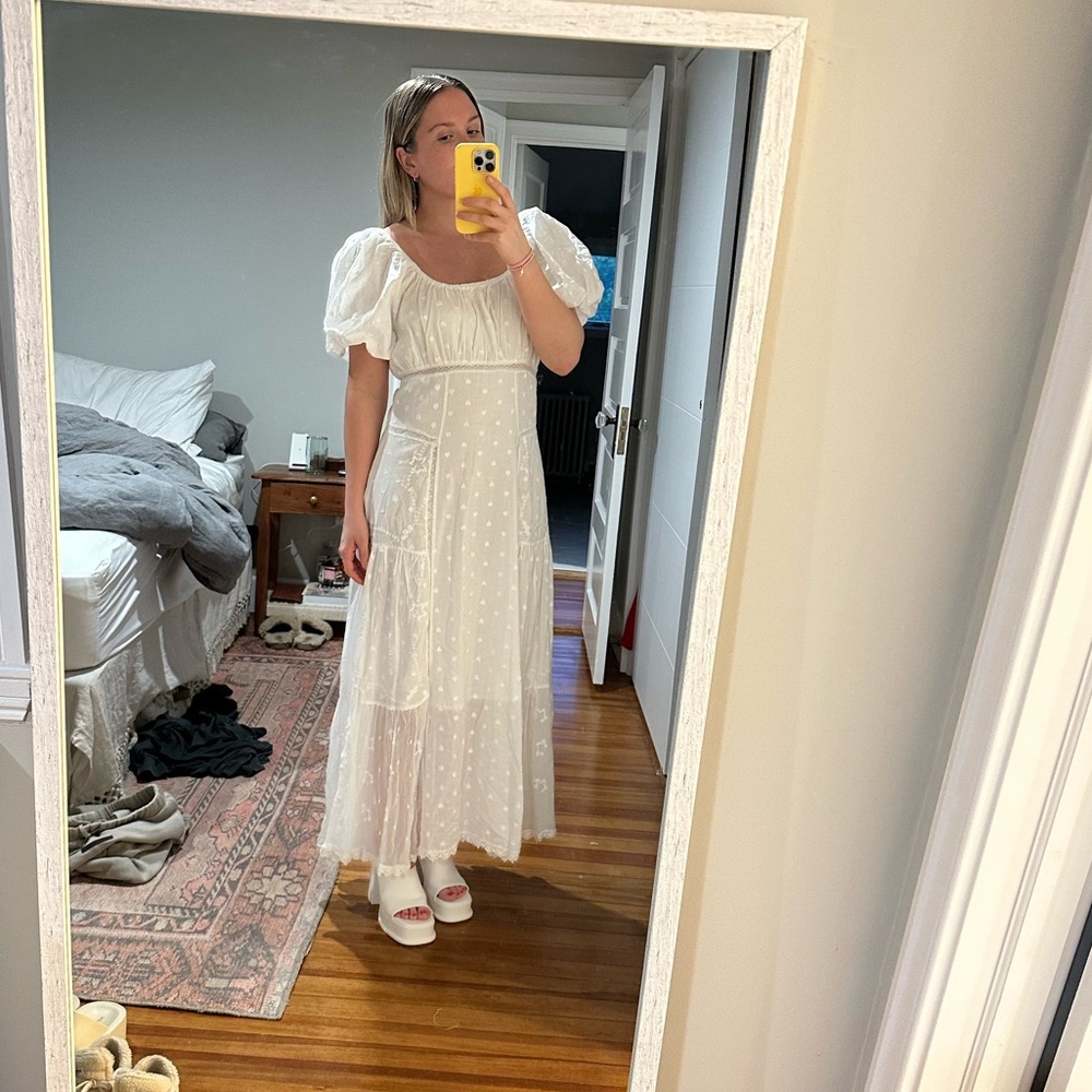 LoveShackFancy White Dress